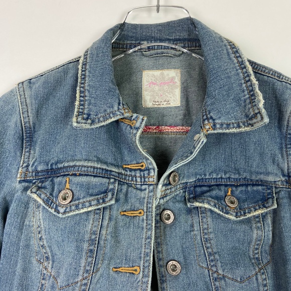 Free People Blue Jean Jacket - Picture 3 of 8